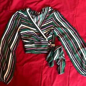 Forever 21 wrap blouse
